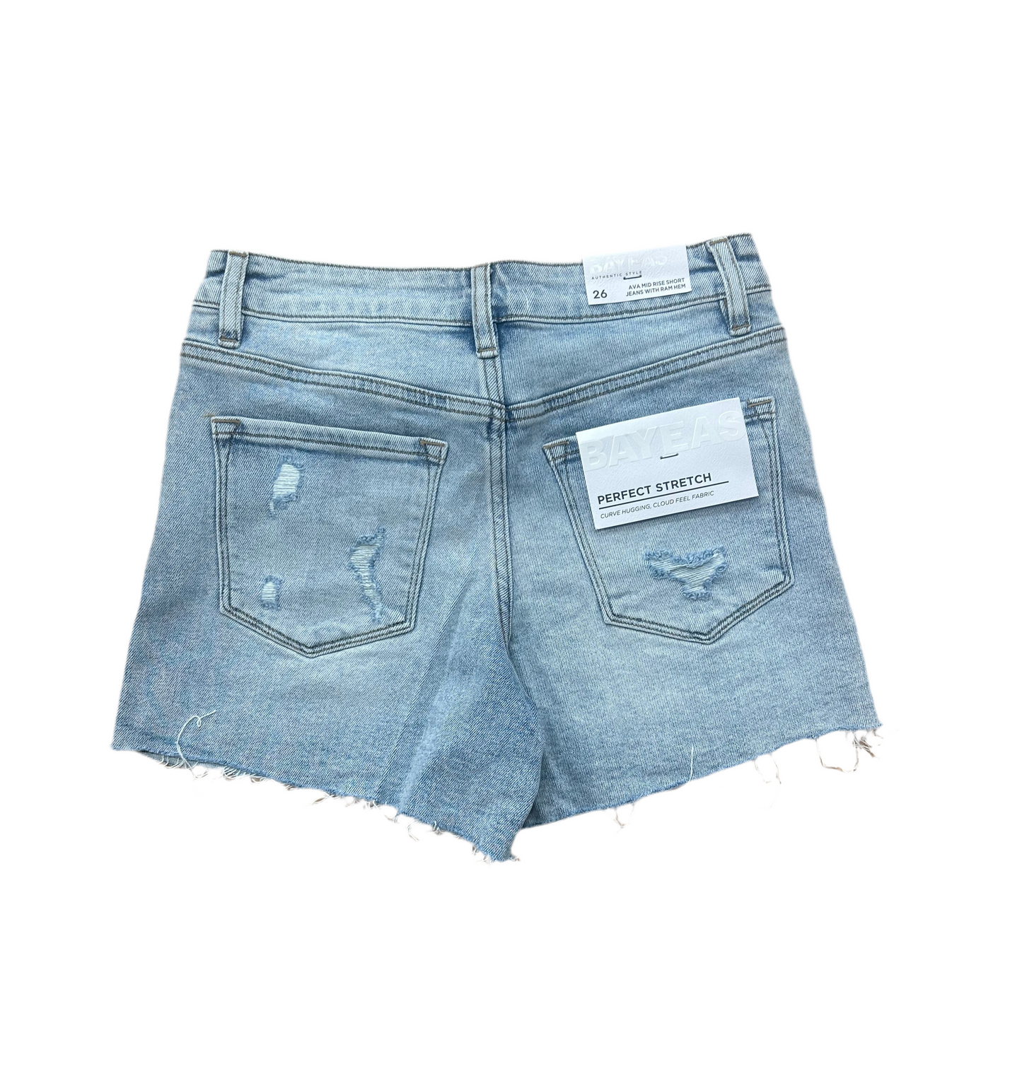 Bayeas - Womens Ava Mid Rise Denim Shorts