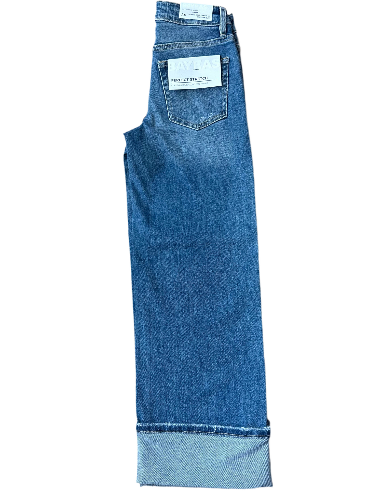 Bayease - Crop Denim Jeans