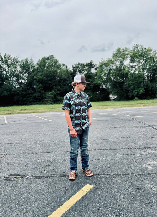 Rock&Roll - Tek Teal /Brown Snap