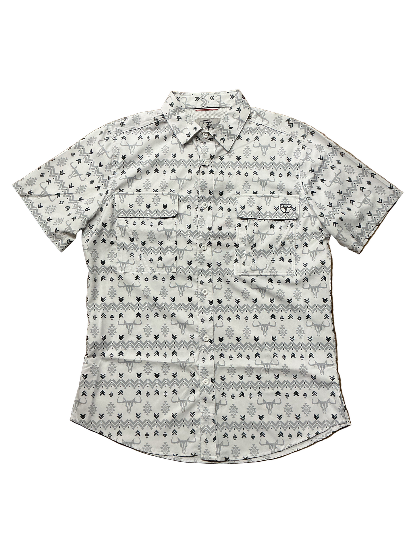 Platini - Mens Performance Printed Button Shirt