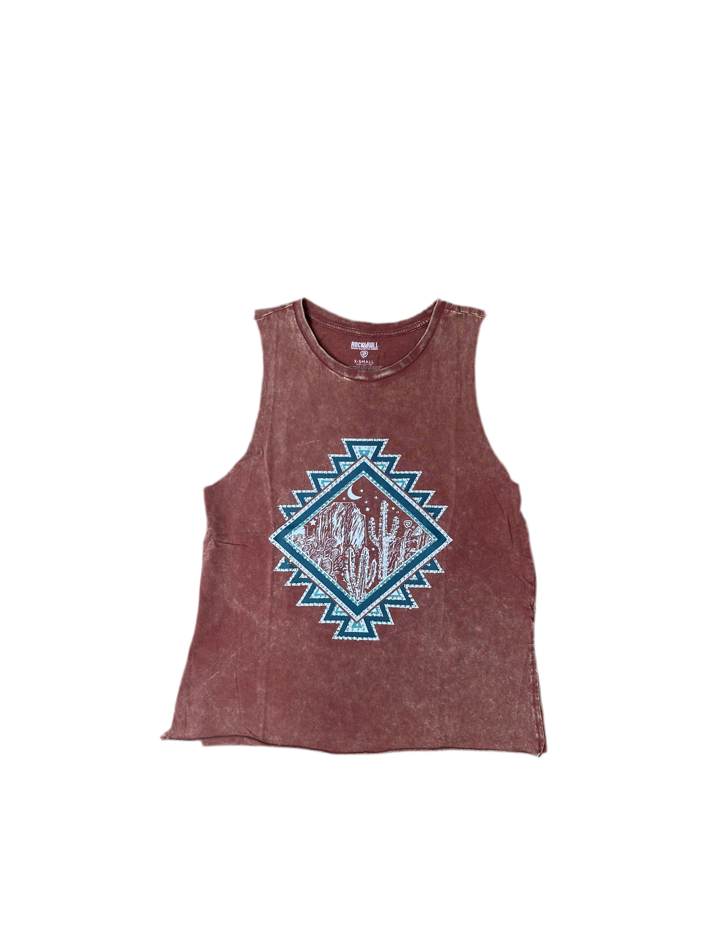 Rock&Roll - Graphic Tank Rust