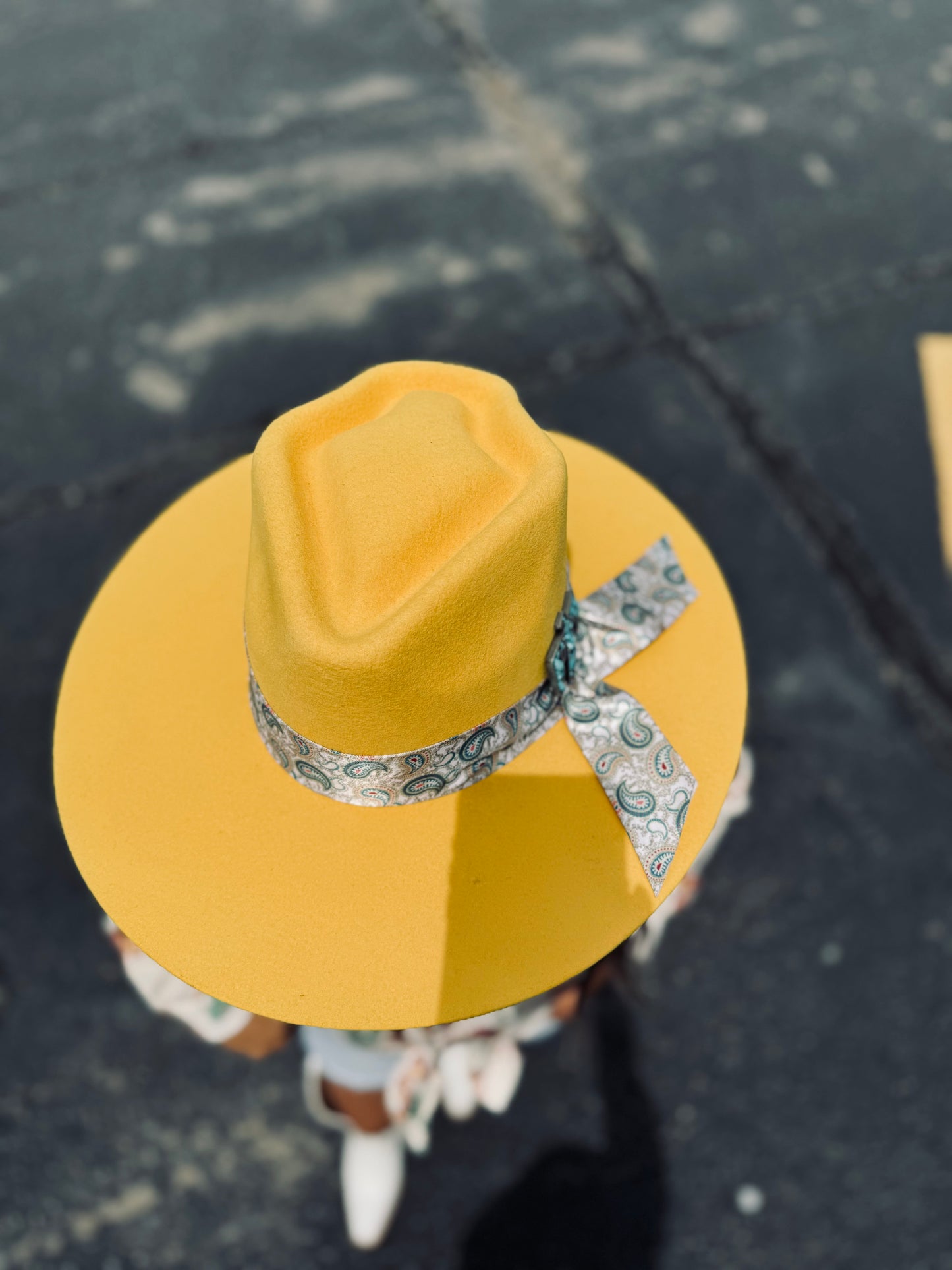 Bull Ranch - Gypsy Yellow Felt Hat