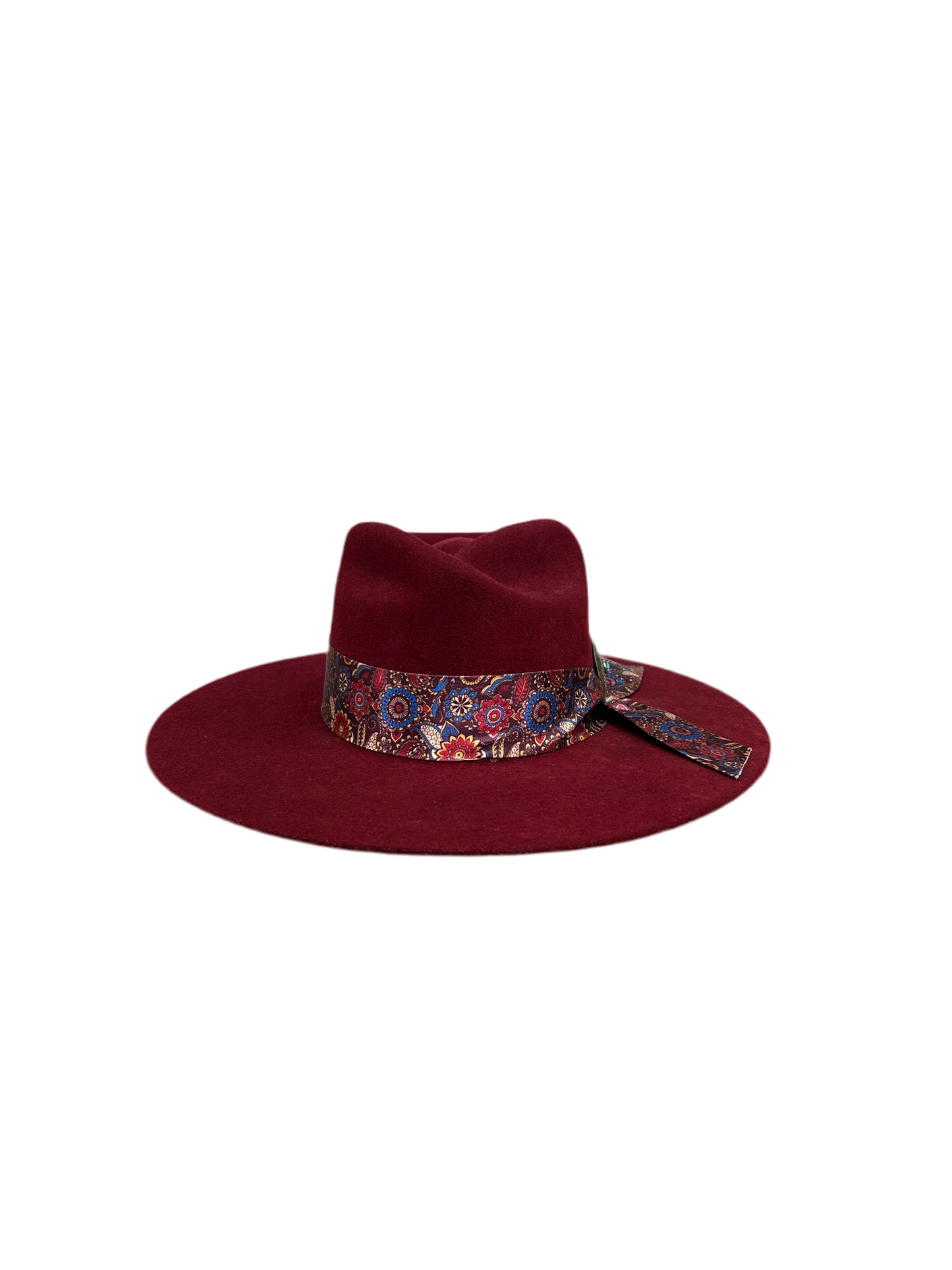 Bull Ranch - Miranda Burgandy Felt Hat