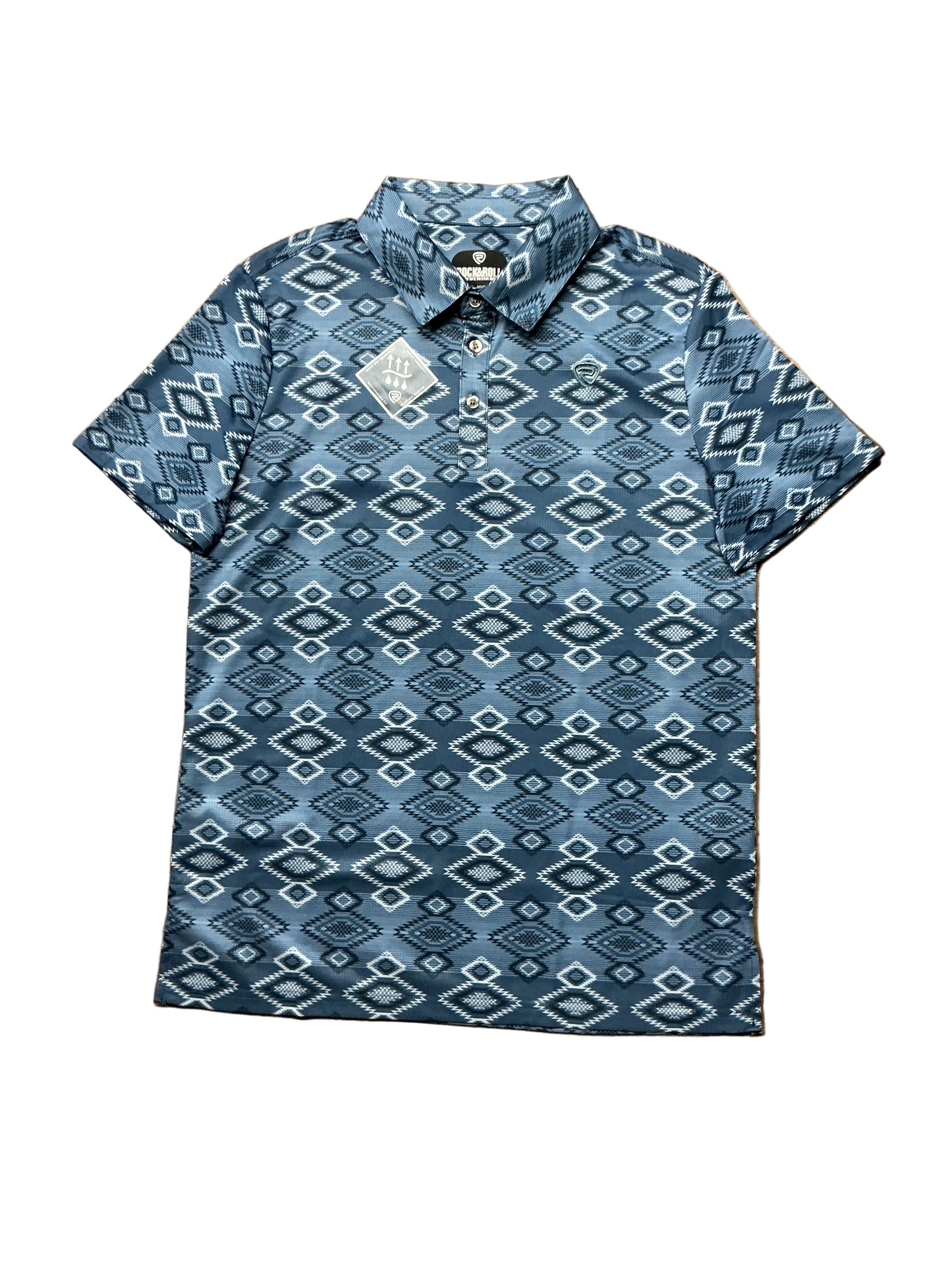 Rock&Roll - Mens Printed Aztec Polo