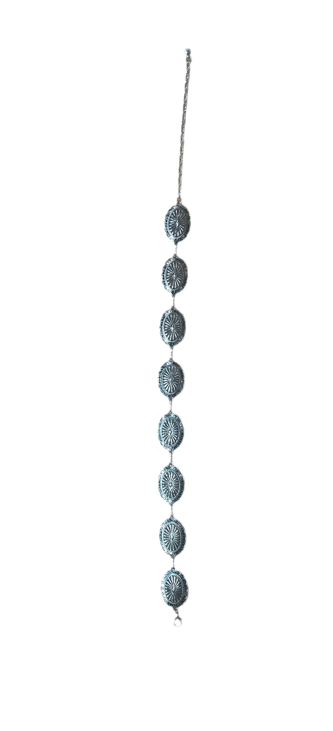 Shea Baby - Girls Oval Silver Conch Belt