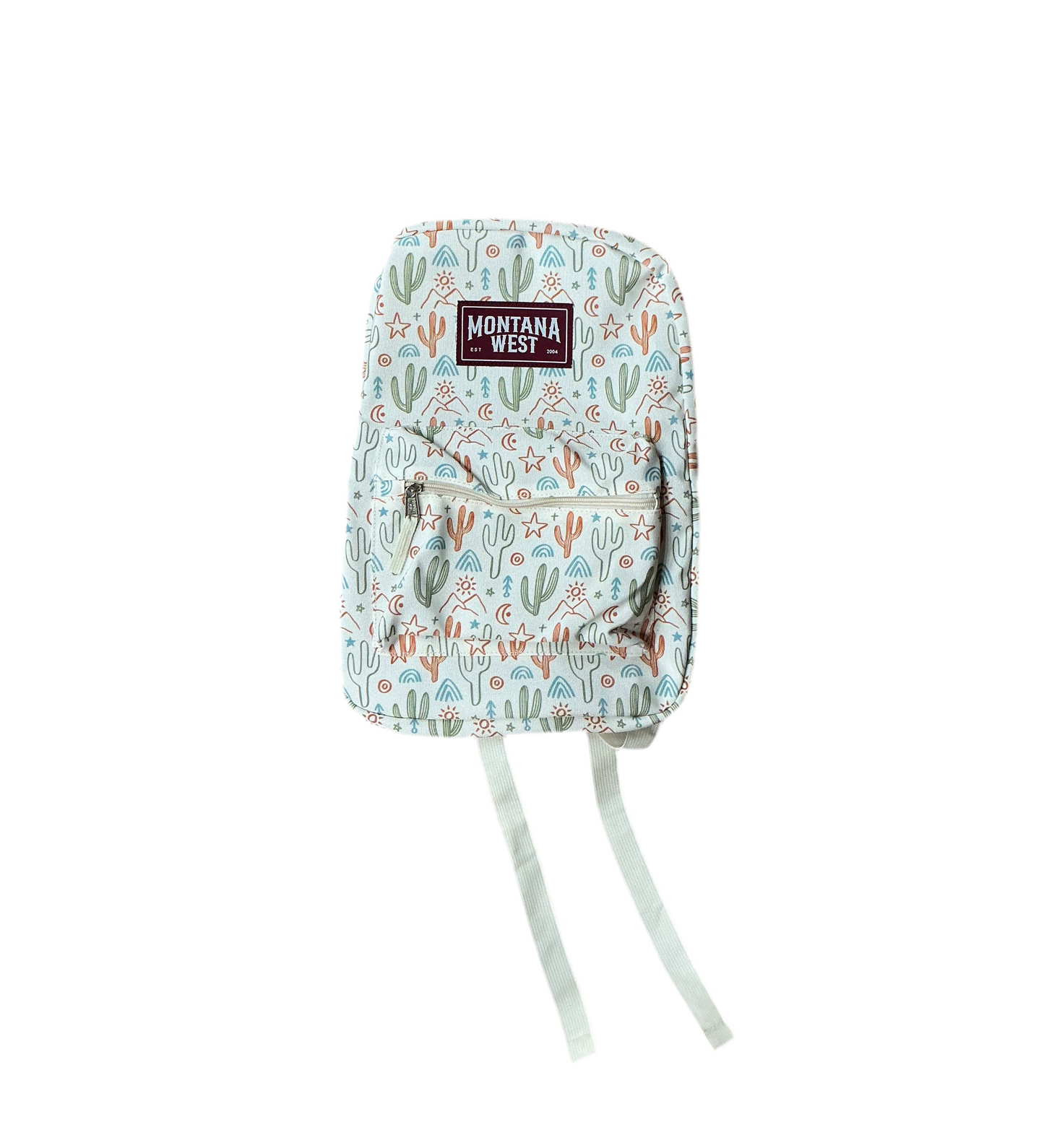 Montana West - Dessert Cactus Print Backpack Beige