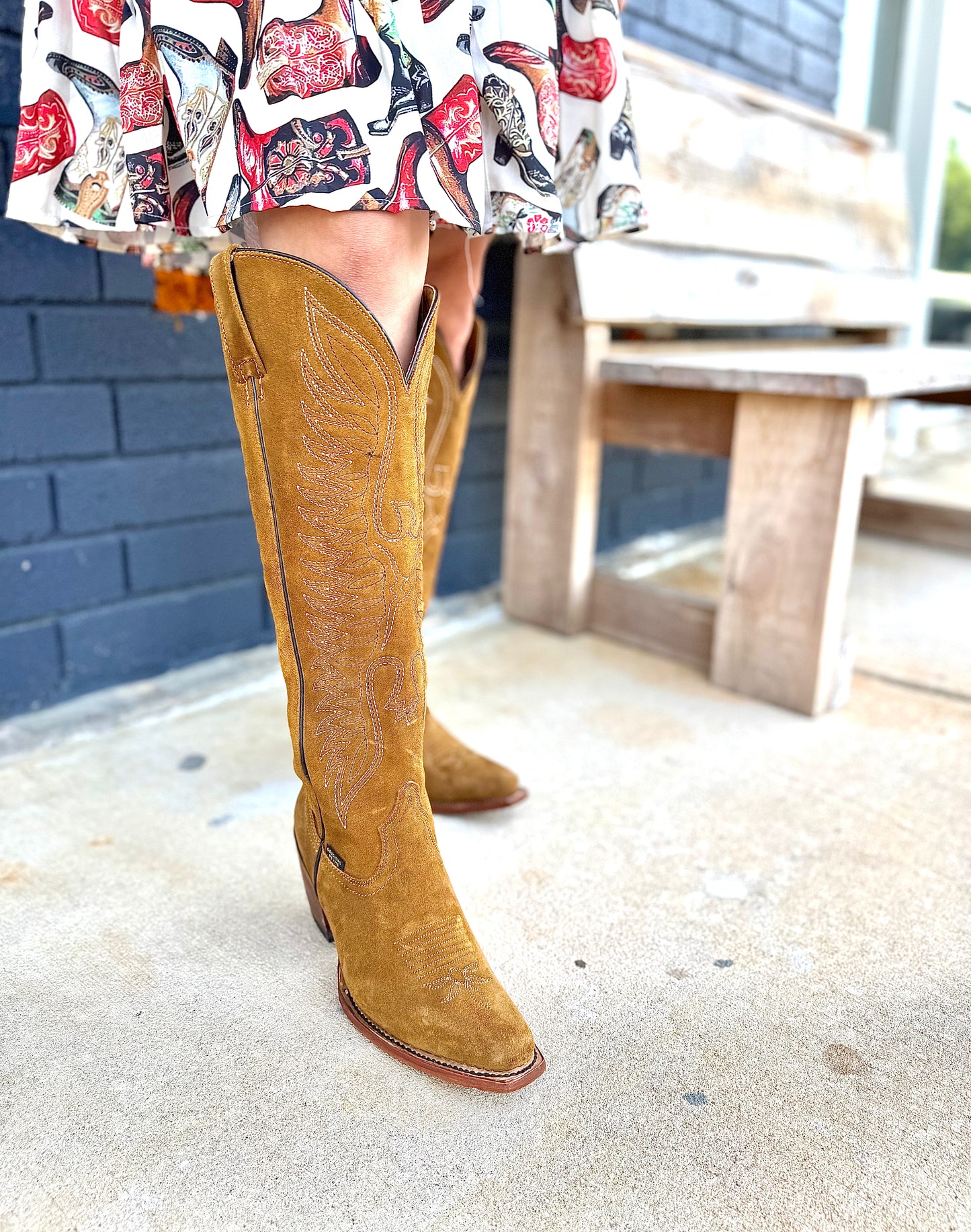 Reyme Gamuza Miel W Boot