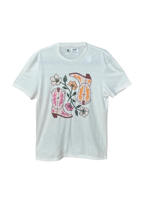 Ali Dee - Flowers And Boots Graphic Tee