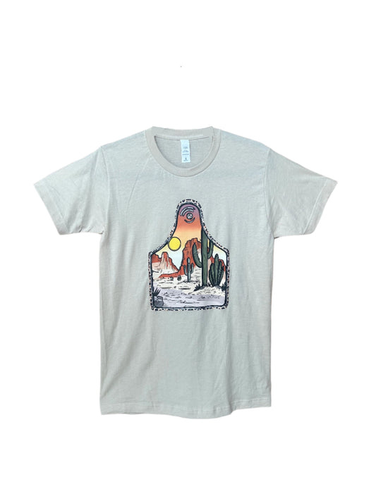 Western - Cow Tag Desert Tee
