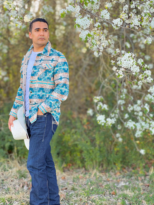 Rock&Roll - Aztec Jacquard Shacket