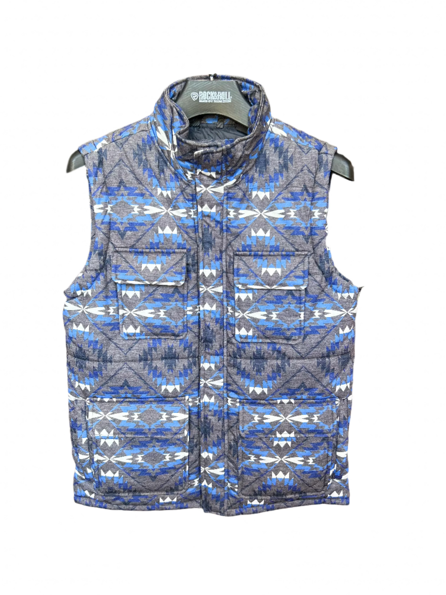 Rock&Roll - Malange Printed Puffer Vest