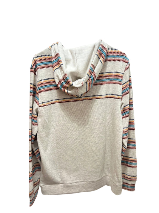 Rock&Roll - Heather Printed Natural Hoodie