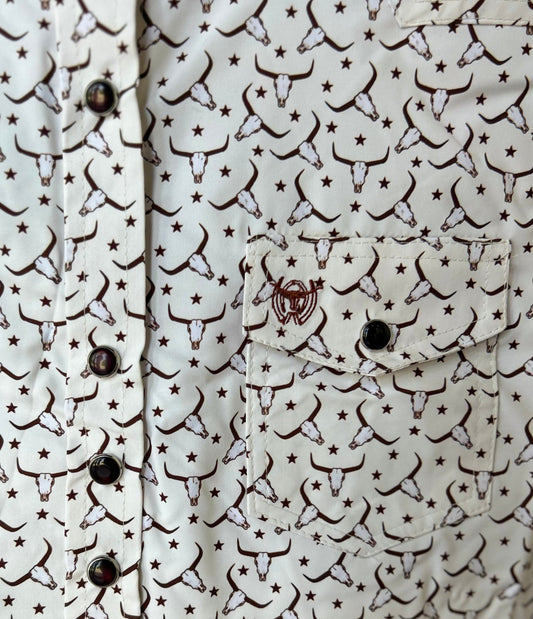 The American West - Women White Snap Shirt