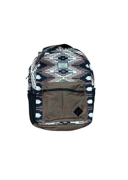 Hooey - Recess Backpack Brown/Black W/Aztec