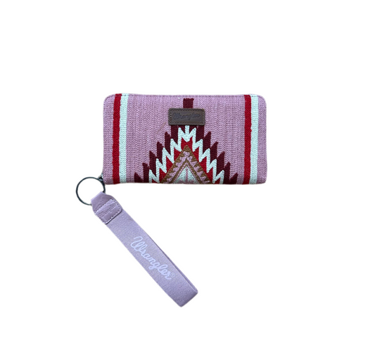 Wrangler - Southwestern Knitted Wallet/Wristlet Hot Pink