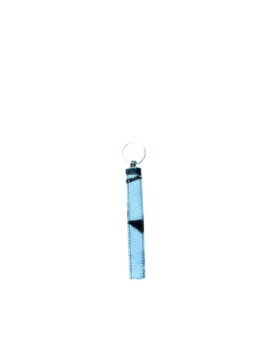 5 Diamond Ranch - Cowhide Keychain