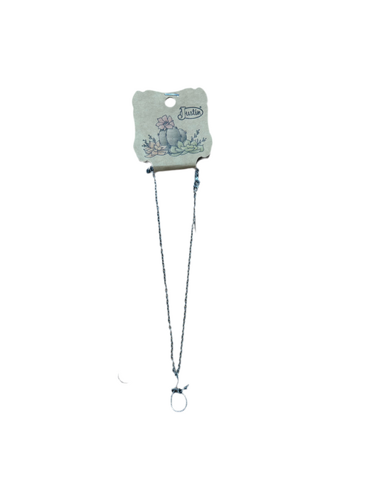Justin - Silver Rope Nacklace