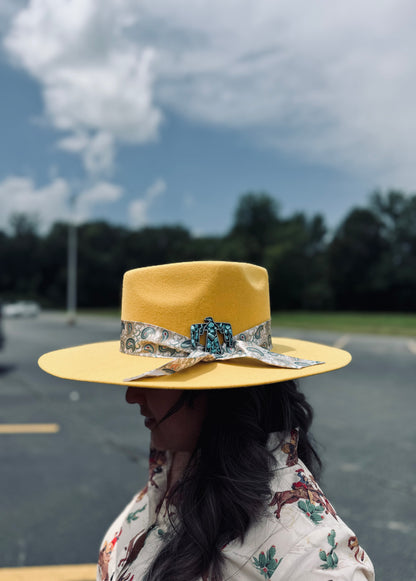 Bull Ranch - Gypsy Yellow Felt Hat