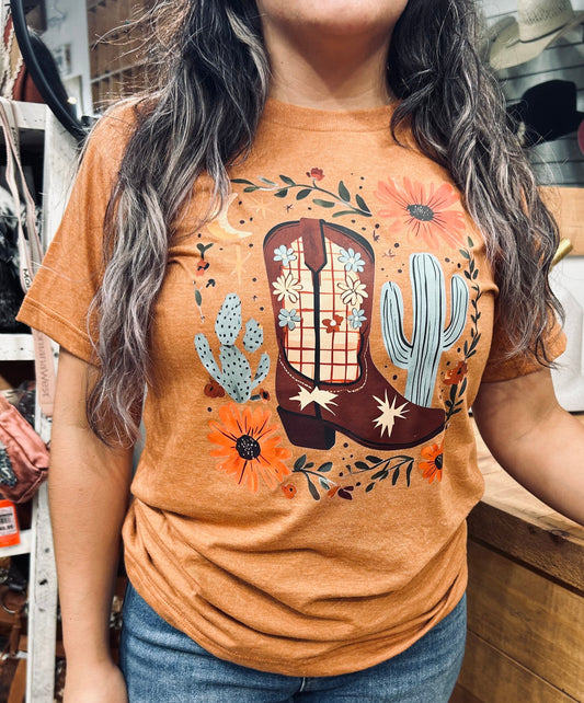 Western - Boot Design Tee