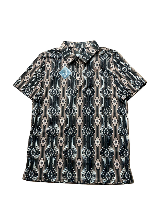 Rock&Roll - Mens Aztec Printed Polo