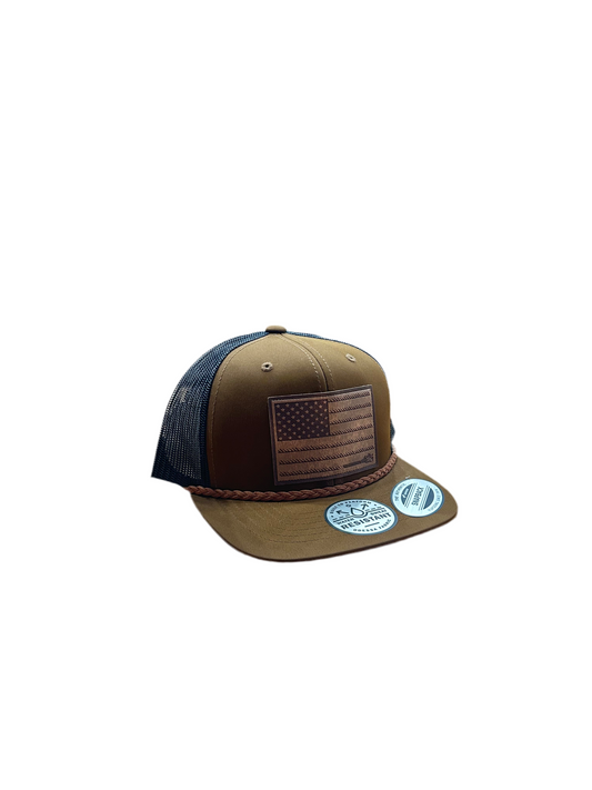 Hooey - Youth "Liberty Roper" Brown/Black W/Leather Patch