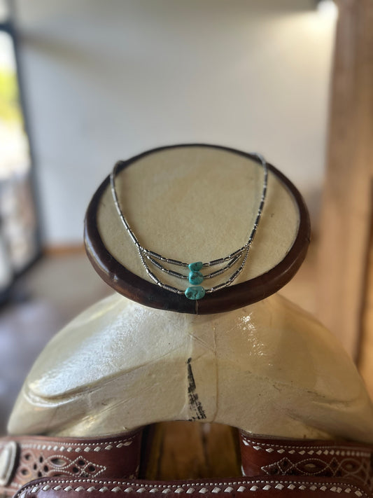 Cowgirl Confetti - Triple Layered Necklace