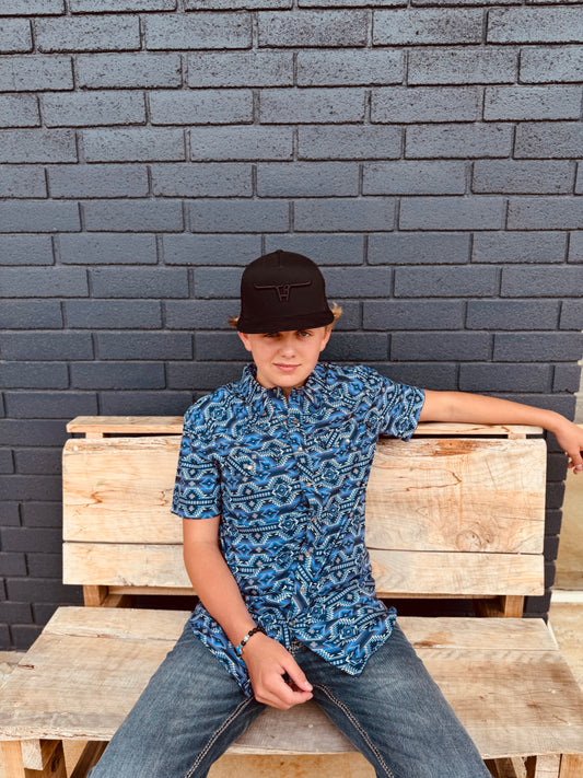Rock&Roll - Tek Blue Aztec Snap