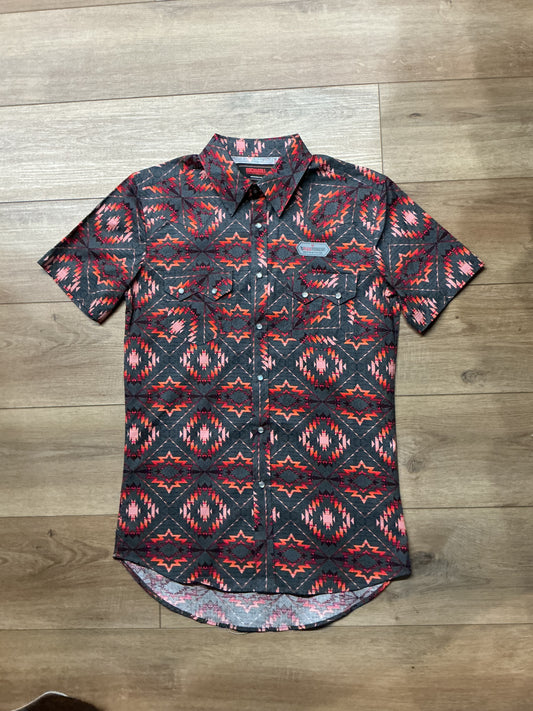Rock&Roll - Mens Aztec Snap Shirt