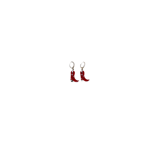 Stirling Thyme - Dangle Boot Earrings