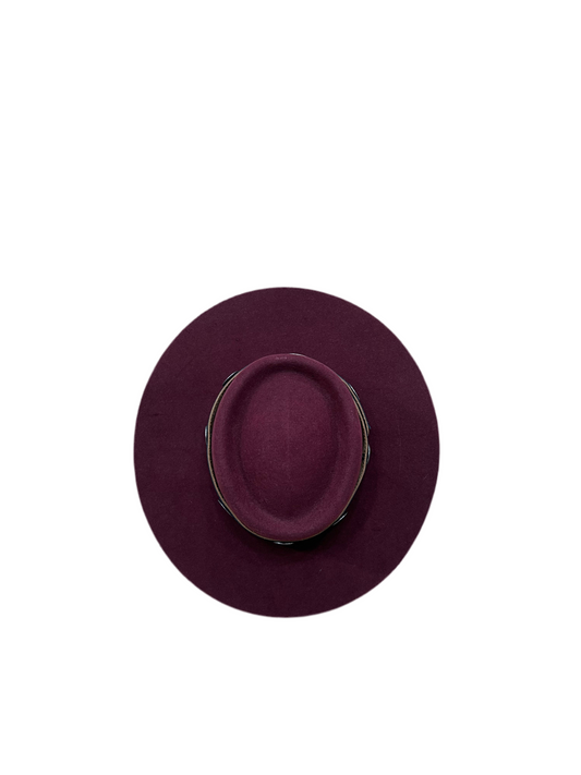 HT  Hats - Burgandy Felt Hat