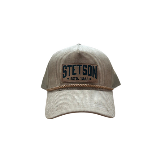 Stetson - Brown Corduroy Hat