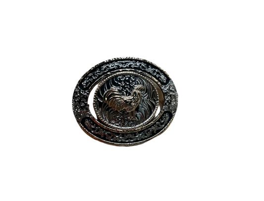 Alpaca Buckles - Rooster Oval Mens Buckle