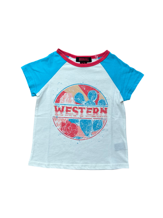 Rock&Roll - Girls "Western" Graphic Tee
