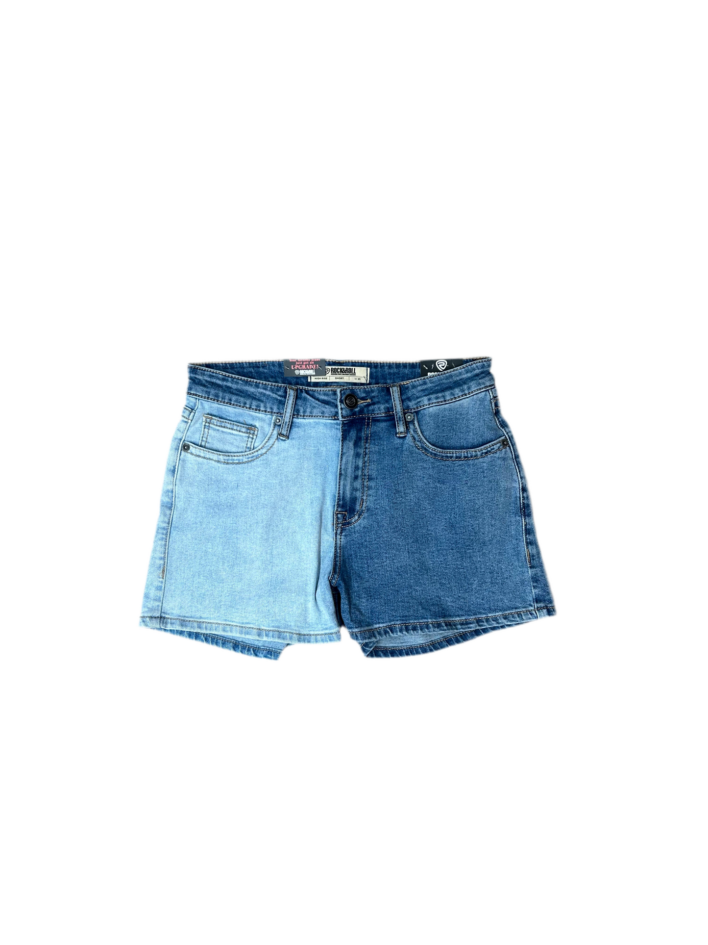 Rock&Roll - Womens Two Toned Shorts