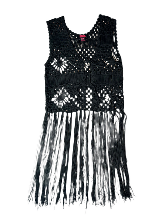 Rock&Roll - Crochet Vest With Fringe