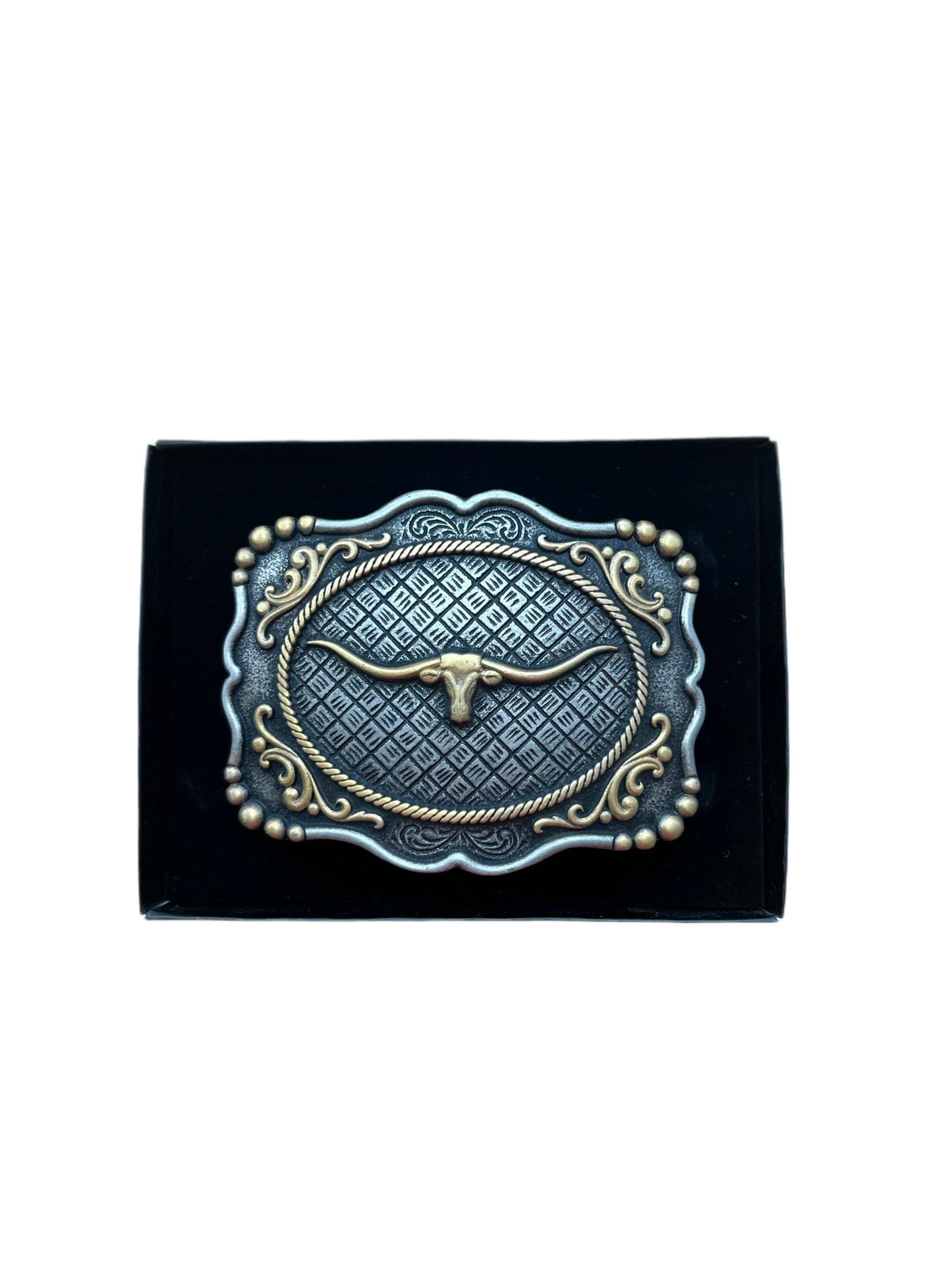 Montana Silversmith - Framed Longhorn Men’s Buckle