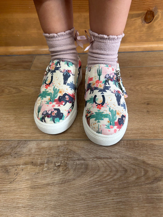 Shea Baby - Toddler Girl Wild Buffalo Sneaker