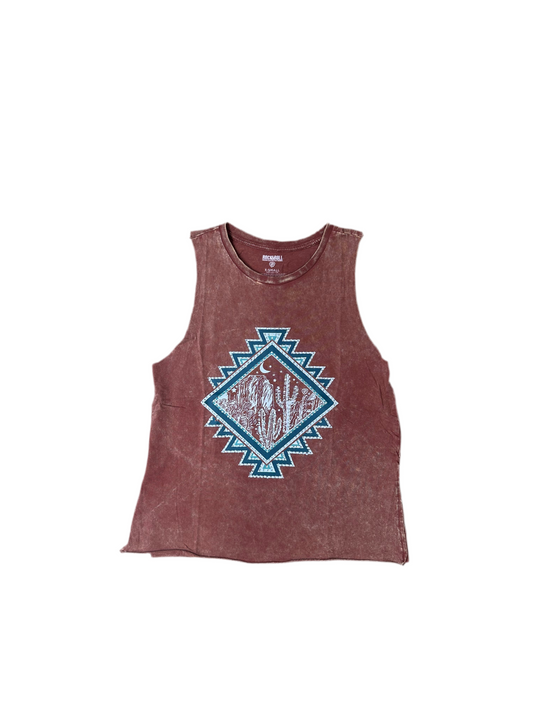 Rock&Roll - Graphic Tank Rust