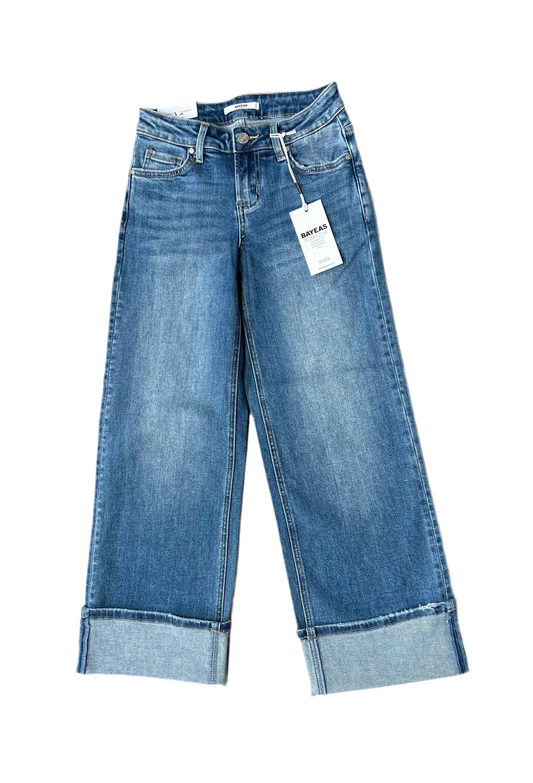 Bayease - Crop Denim Jeans