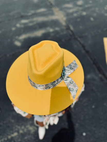 Bull Ranch - Gypsy Yellow Felt Hat