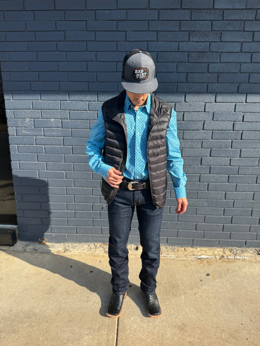 Roper - Mens Parachute Vest Black