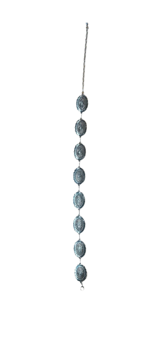 Shea Baby - Girls Oval Silver Conch Belt