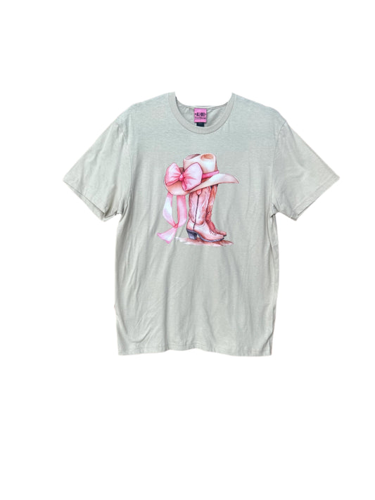Ali Dee - Boots W/ A Hat W/ Bow Tee